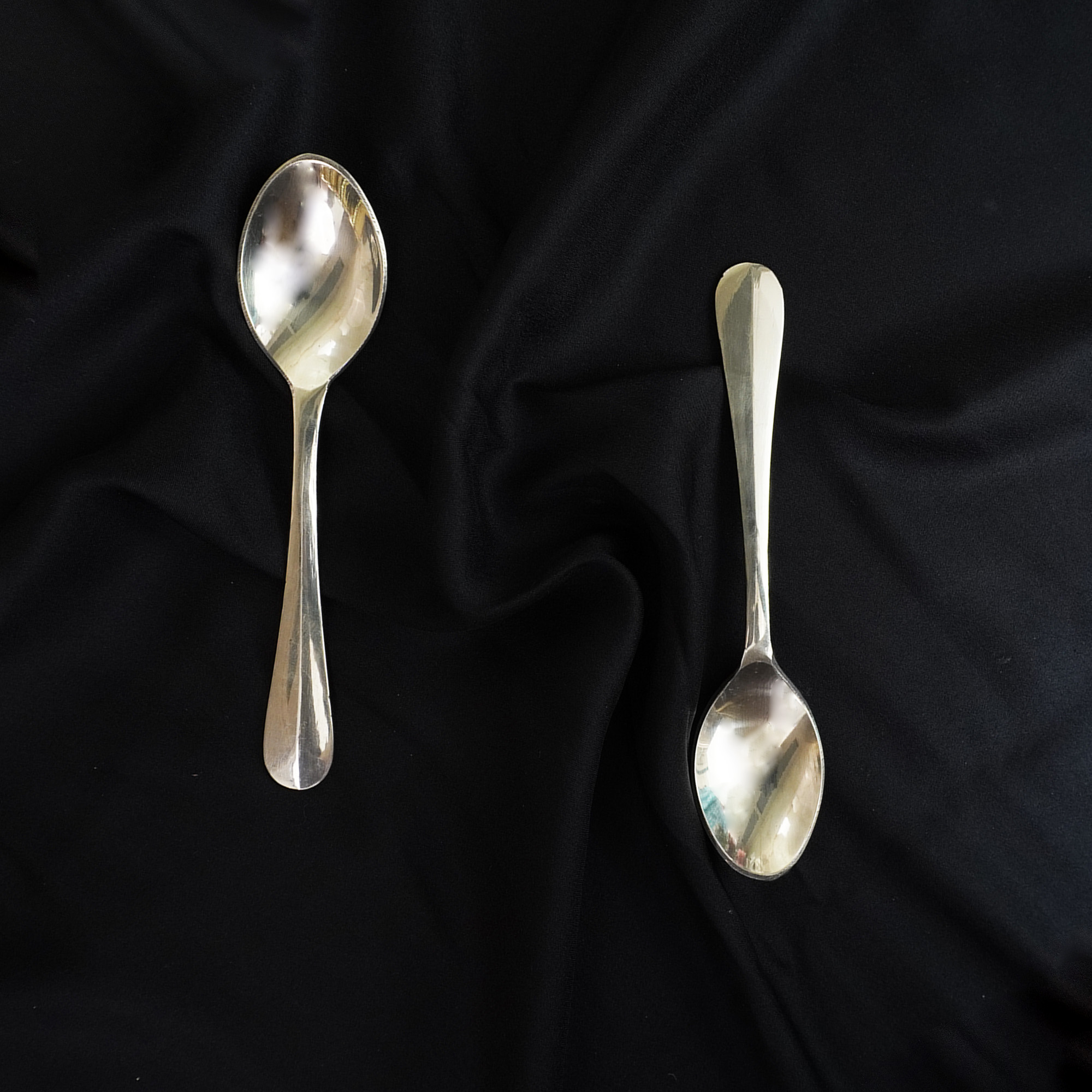 Handcrafted Bronze Dessert Spoon - Kansa Elegance