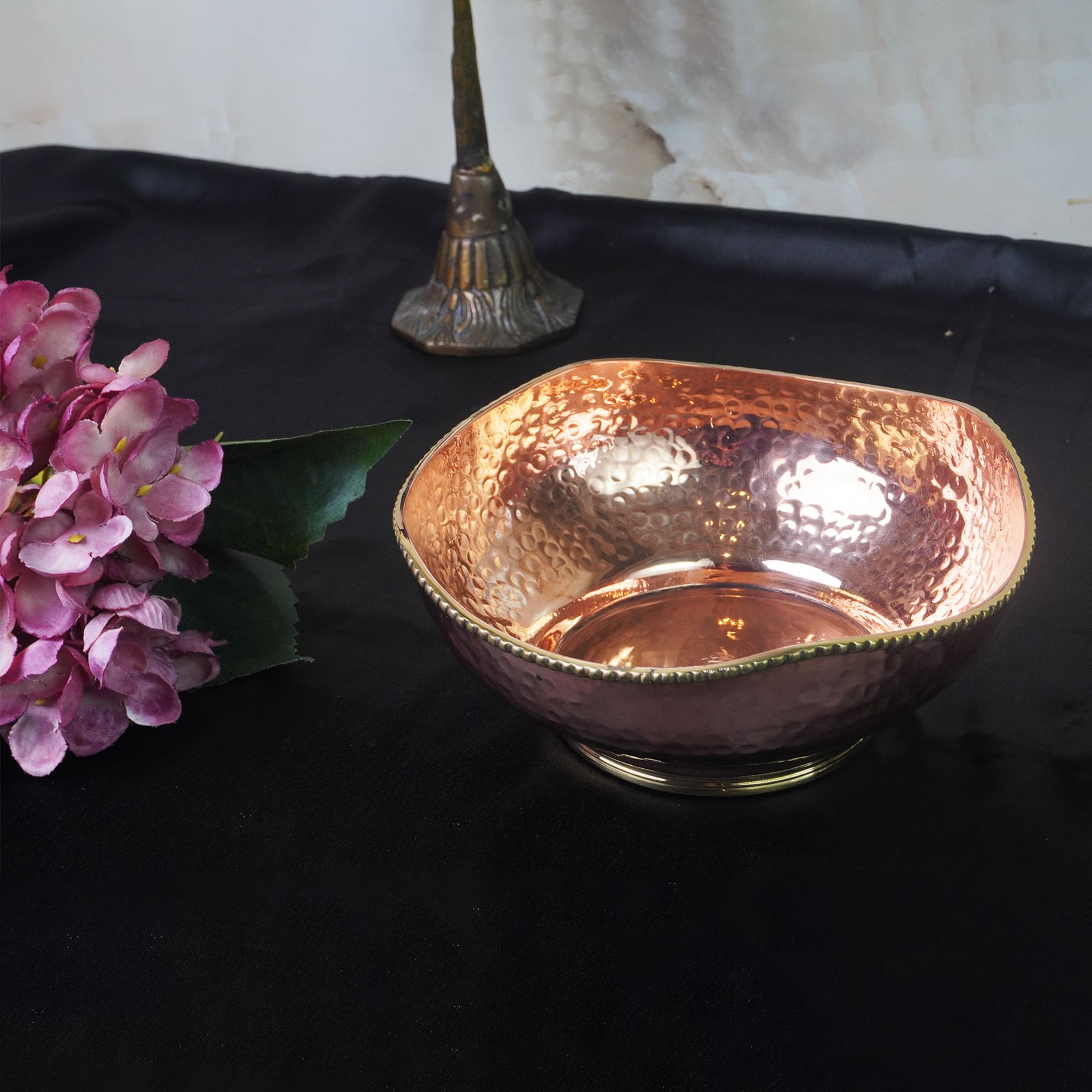 Handmade Brass & Copper Designer Fruit Bowl