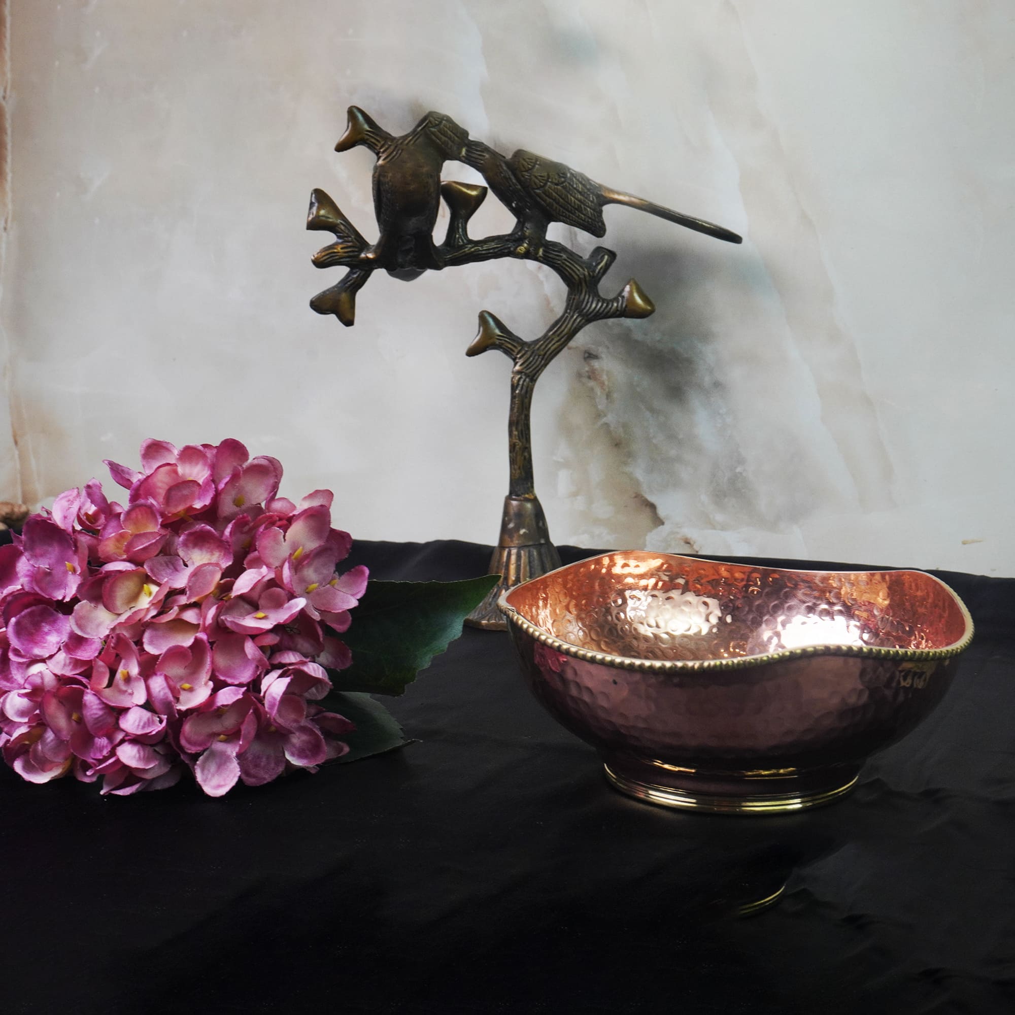 Handmade Brass & Copper Designer Fruit Bowl